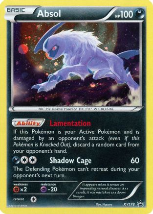 Absol XY178/211 - XY Black Star Promos Holofoil