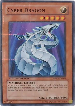 Cyber Dragon (MF03-EN009) - Mattel Action Figure Promos: Series 3