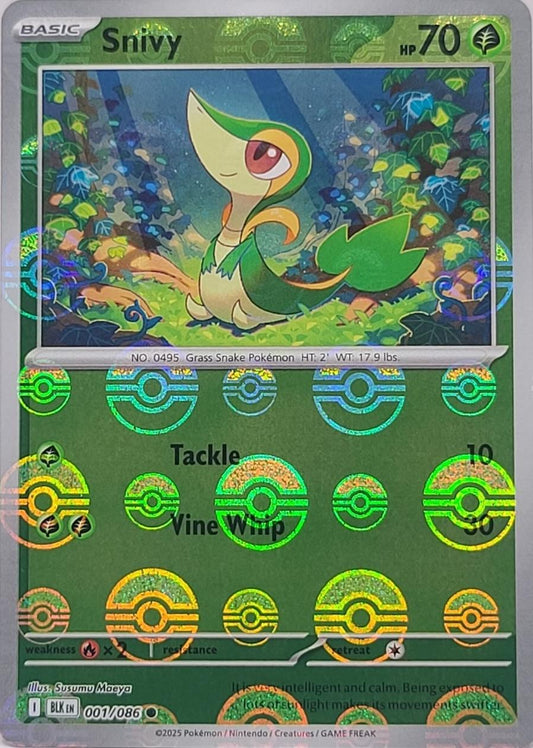 Snivy (Poke Ball Pattern) 1 - SV Black Bolt Holofoil