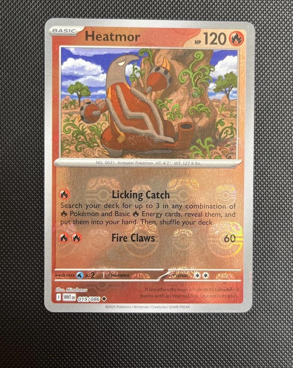 Heatmor (Master Ball Pattern) 19 - SV White Flare Holofoil