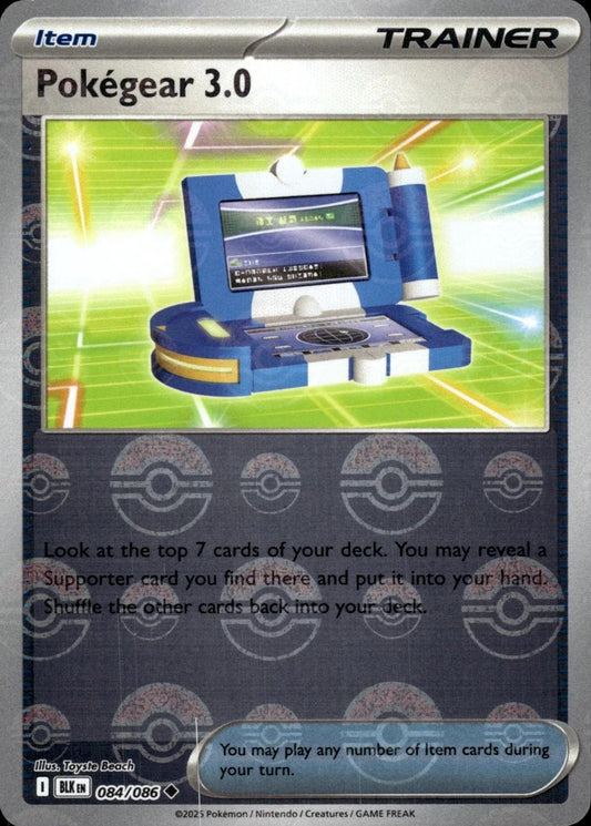 Pokegear 3.0 (Poke Ball Pattern) 84 - SV Black Bolt Holofoil