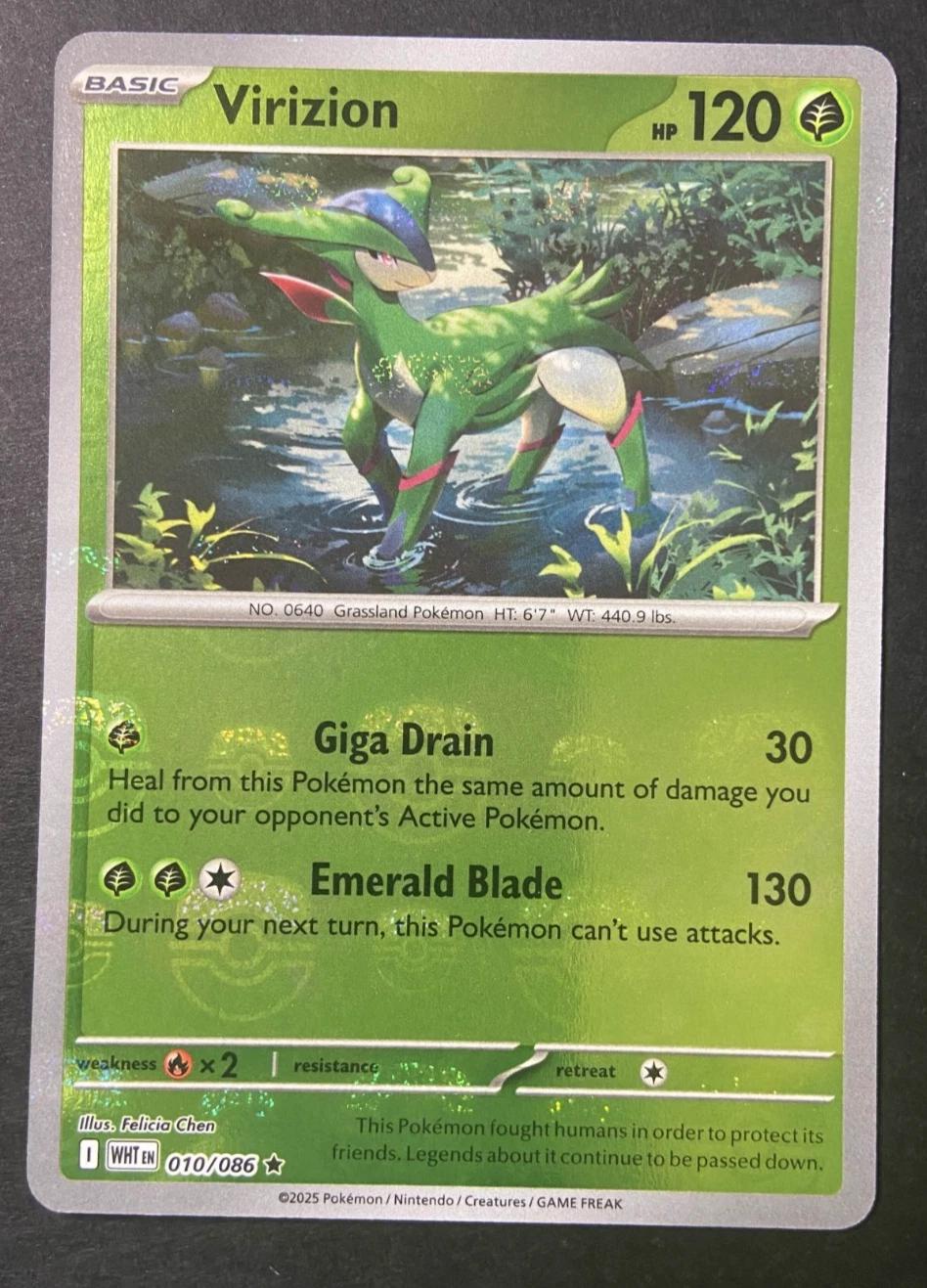 Virizion (Master Ball Pattern) 10 - SV White Flare Holofoil