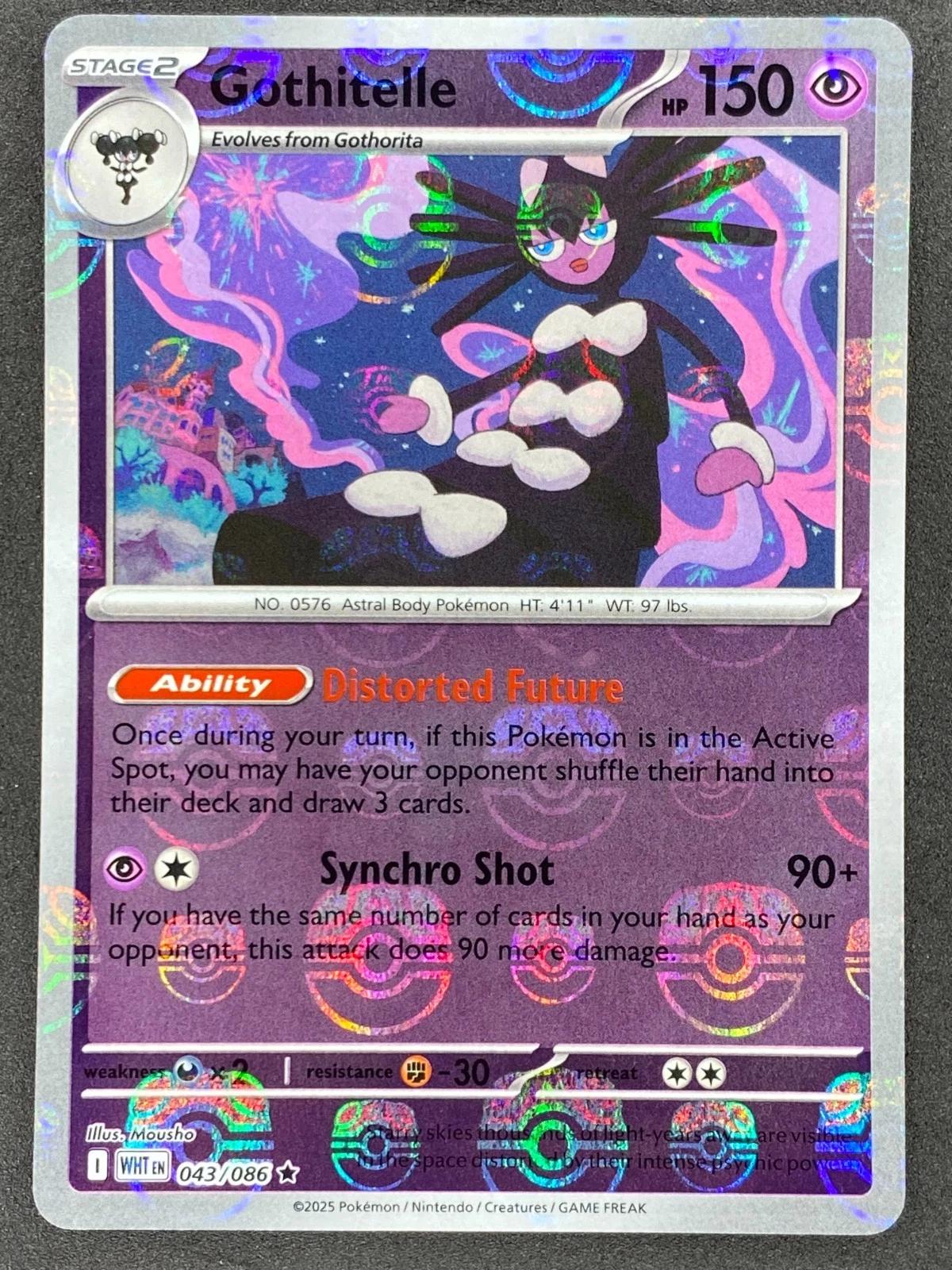 Gothitelle (Master Ball Pattern) 43 - SV White Flare Holofoil