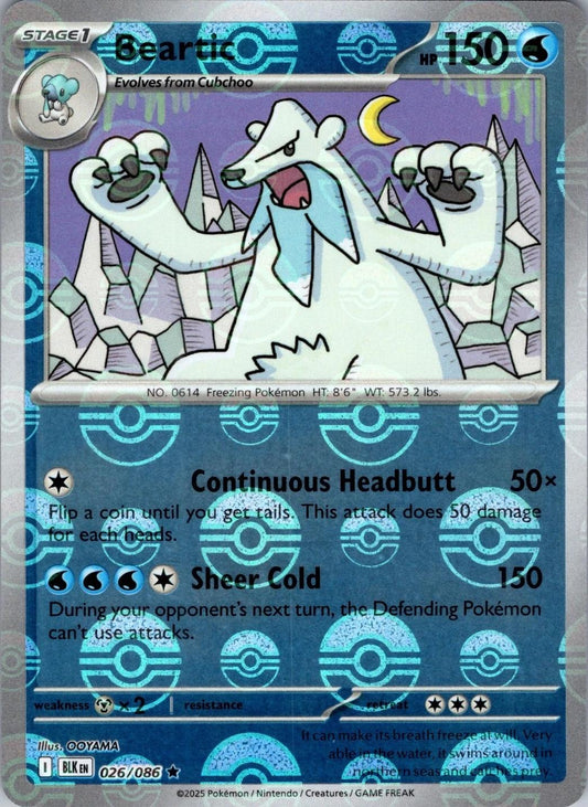 Beartic (Poke Ball Pattern) 26 - SV Black Bolt Holofoil