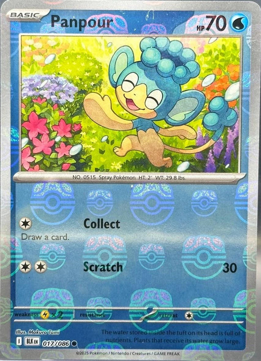 Panpour (Master Ball Pattern) 17 - SV Black Bolt Holofoil