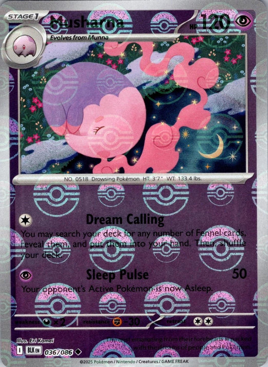 Musharna (Poke Ball Pattern) 36 - SV Black Bolt Holofoil