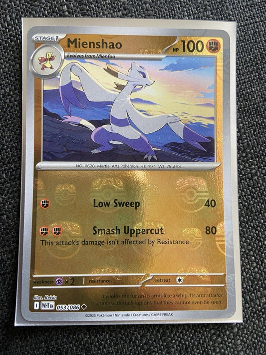 Mienshao (Master Ball Pattern) 53 - SV White Flare Holofoil