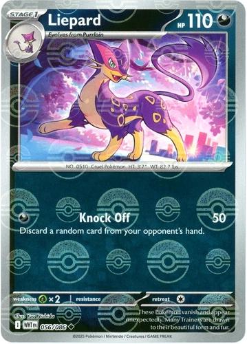 Liepard (Poke Ball Pattern) 56 - SV White Flare Holofoil