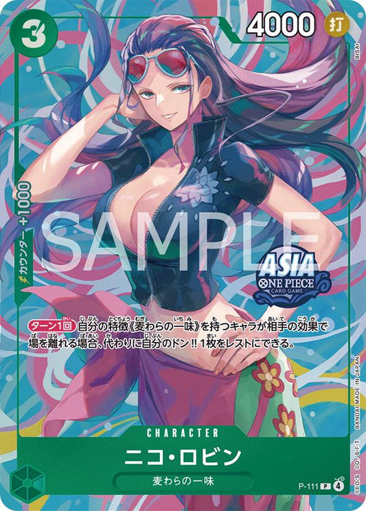 Nico Robin P111 Asia Tin Exclusive Promo