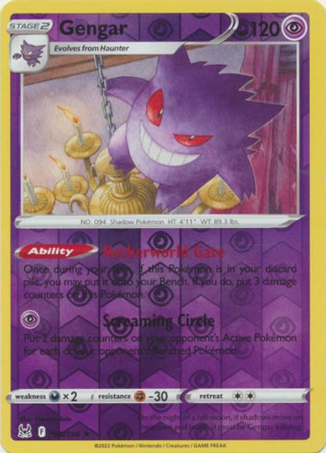 Gengar 66/196 - Lost Origin Reverse Holofoil