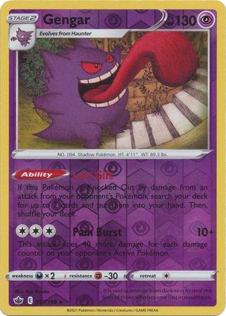 Gengar 57/198 - Chilling Reign Reverse Holofoil