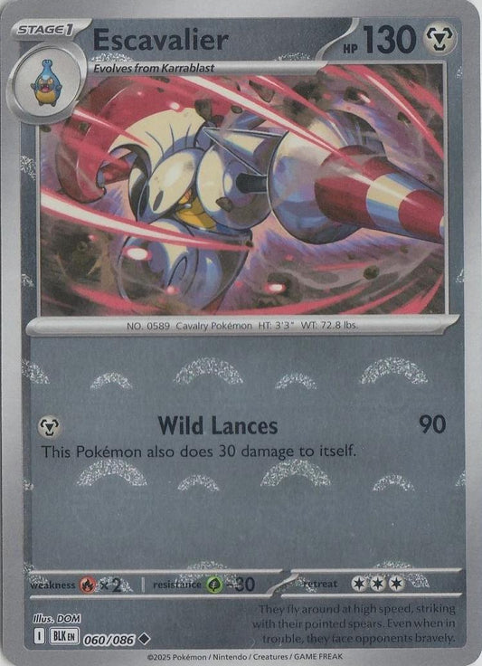 Escavalier (Poke Ball Pattern) 60 - SV Black Bolt Holofoil