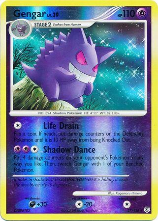 Gengar 27/130 - Diamond & Pearl Reverse Holofoil