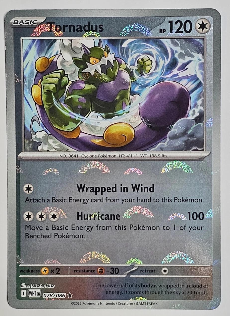 Tornadus (Poke Ball Pattern) 78 - SV White Flare Holofoil