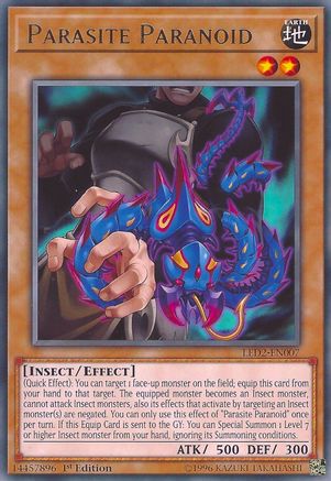 Parasite Paranoid (LED2-EN007) - Legendary Duelists: Ancient Millennium 1st Edition