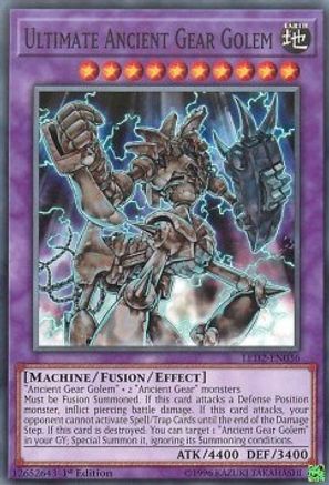 Ultimate Ancient Gear Golem (LED2-EN036) - Legendary Duelists: Ancient Millennium 1st Edition