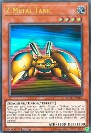 Z-Metal Tank (LCKC-EN007) - Legendary Collection Kaiba Unlimited