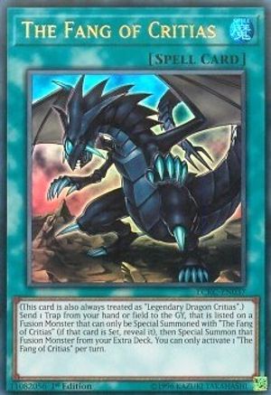 The Fang of Critias (LCKC-EN037) - Legendary Collection Kaiba Unlimited