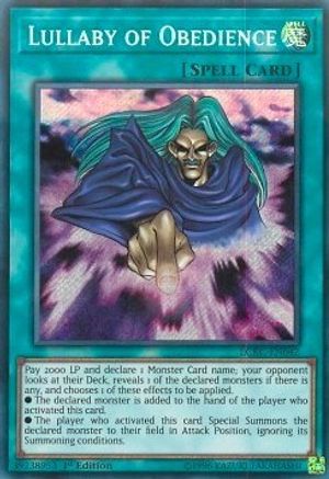 Lullaby of Obedience (LCKC-EN042) - Legendary Collection Kaiba 1st Edition