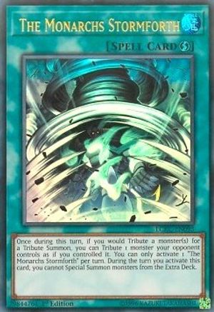 The Monarchs Stormforth (LCKC-EN093) - Legendary Collection Kaiba 1st Edition