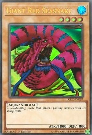 Giant Red Seasnake (LCKC-EN097) - Legendary Collection Kaiba 1st Edition