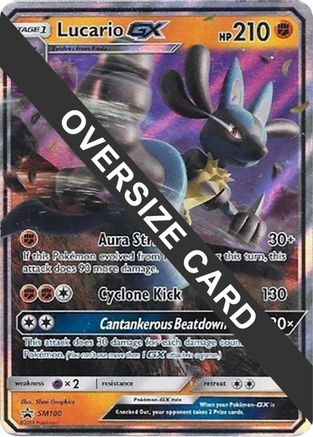 Lucario GX - SM100 SM100 - Jumbo Cards Holofoil