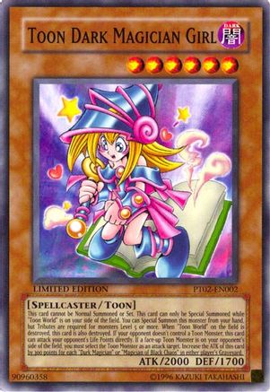 Toon Dark Magician Girl (PT02-EN002) - Pharaoh Tour Promos Limited