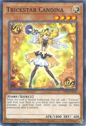 Trickstar Candina (SP18-EN020) - Star Pack VRAINS 1st Edition