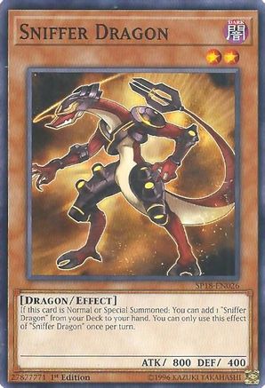 Sniffer Dragon (SP18-EN026) - Star Pack VRAINS 1st Edition