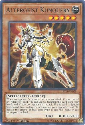 Altergeist Kunquery (SP18-EN029) - Star Pack VRAINS 1st Edition