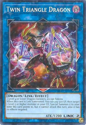 Twin Triangle Dragon (Starfoil) (SP18-EN036) - Star Pack VRAINS 1st Edition