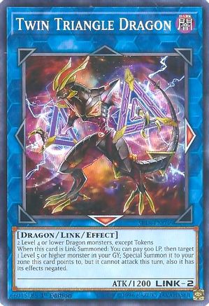 Twin Triangle Dragon (SP18-EN036) - Star Pack VRAINS 1st Edition