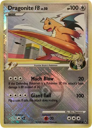 Dragonite FB - 56/147 (League Promo) 56 - League & Championship Cards Reverse Holofoil