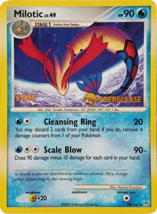 Milotic - 070/147 (Prerelease) [Staff] 70 - Nintendo Promos