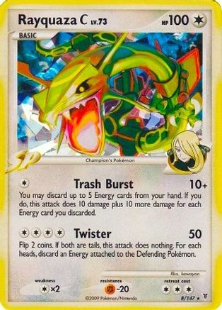 Rayquaza C - 8/147 (Cracked Ice) 8 - Miscellaneous Cards & Products Holofoil