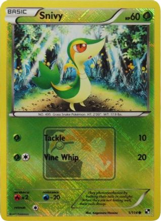 Snivy - 1/114 (League Promo) 1 - League & Championship Cards Reverse Holofoil