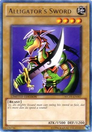 Alligator's Sword - WCPP-EN007 - World Championship 2010 Card Pack Limited