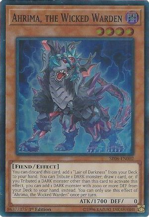 Ahrima, the Wicked Warden - SR06-EN002 - Structure Deck: Lair of Darkness 1st Edition