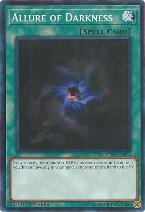 Allure of Darkness - SR06-EN024 - Structure Deck: Lair of Darkness 1st Edition