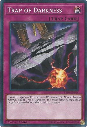 Trap of Darkness (SR06-EN036) - Structure Deck: Lair of Darkness 1st Edition