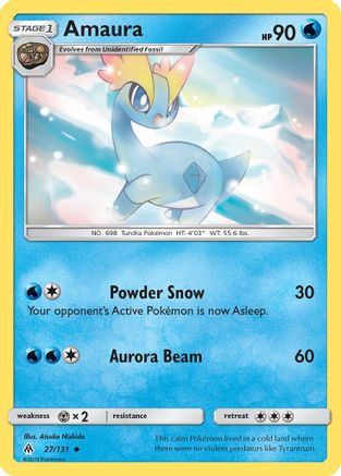 Amaura - 27/131 - SM  Forbidden Light