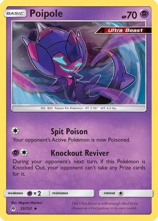 Poipole 55/131 - SM  Forbidden Light