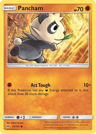 Pancham 65/131 - Forbidden Light Reverse Holofoil