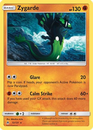 Zygarde (72) 72/131 - SM  Forbidden Light