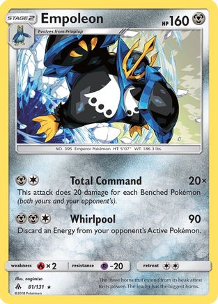 Empoleon 81/131 - Forbidden Light Holofoil