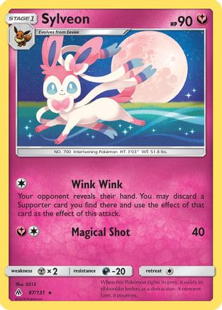 Sylveon 87/131 - Forbidden Light Reverse Holofoil