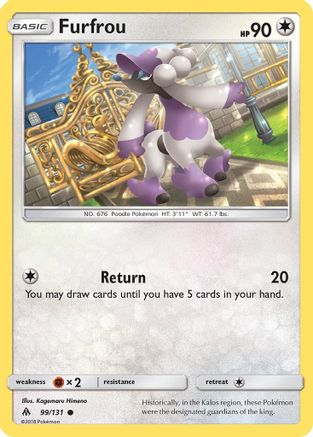 Furfrou 99/131 - SM  Forbidden Light