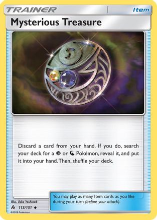Mysterious Treasure 113/131 - SM  Forbidden Light Reverse Holofoil