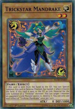 Trickstar Mandrake (FLOD-EN007) - Flames of Destruction 1st Edition