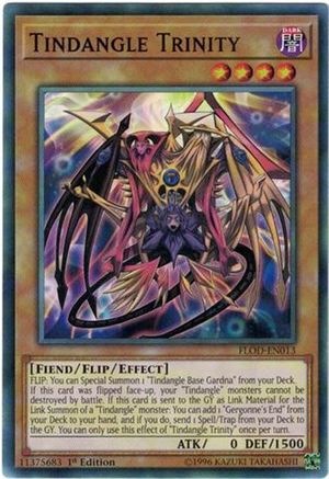 Tindangle Trinity (FLOD-EN013) - Flames of Destruction 1st Edition